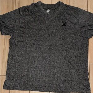 Men's Charcoal V-Neck Tee